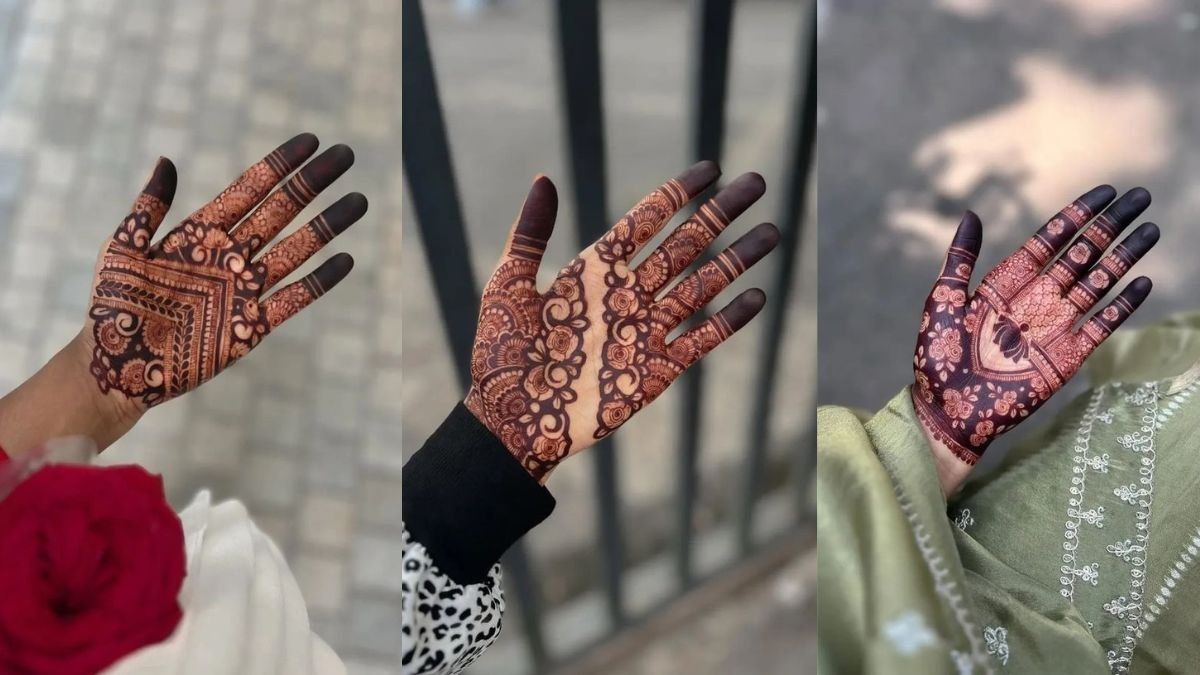 Sunder Mehandi Design Samne Hath