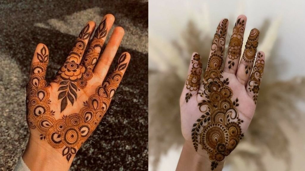 Simple Mehndi Design New Front Hand