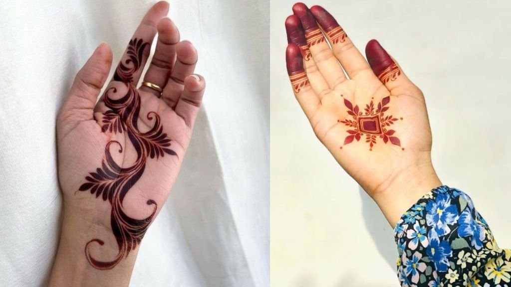 Mehandi Designs Simple Front Hand
