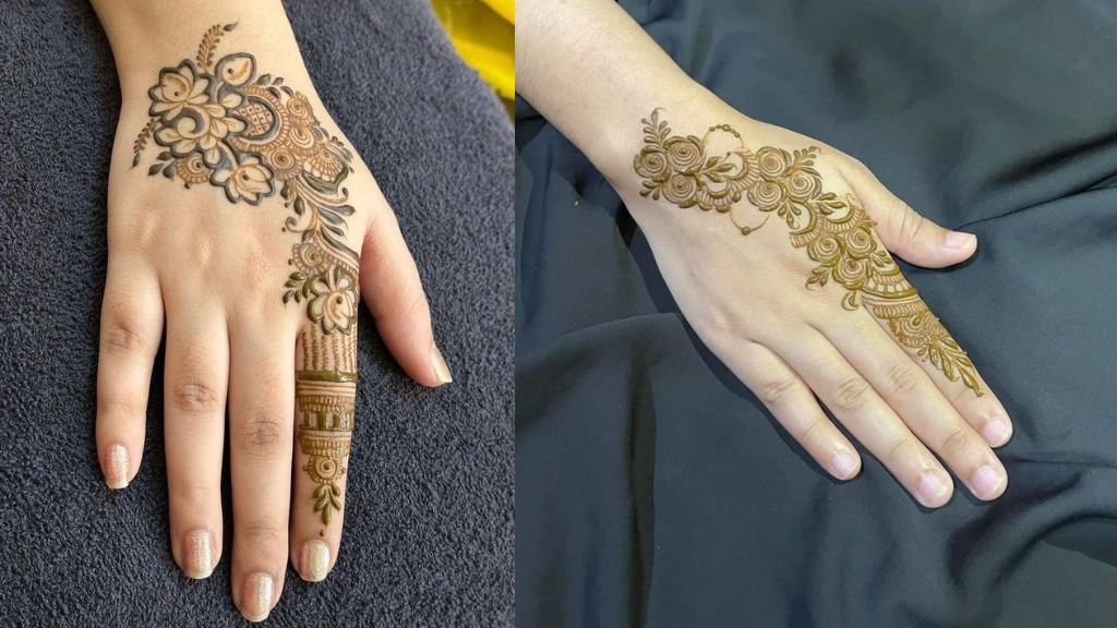 Arabic Mehndi Design Back Hand for Girl