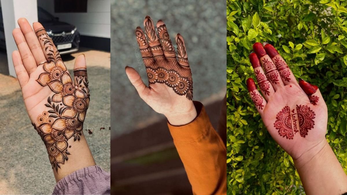 Simple Mehndi Design New Front Hand