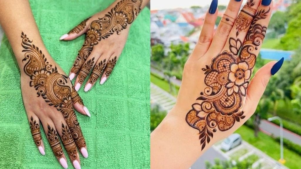 Mehandi Designs Simple Front Hand