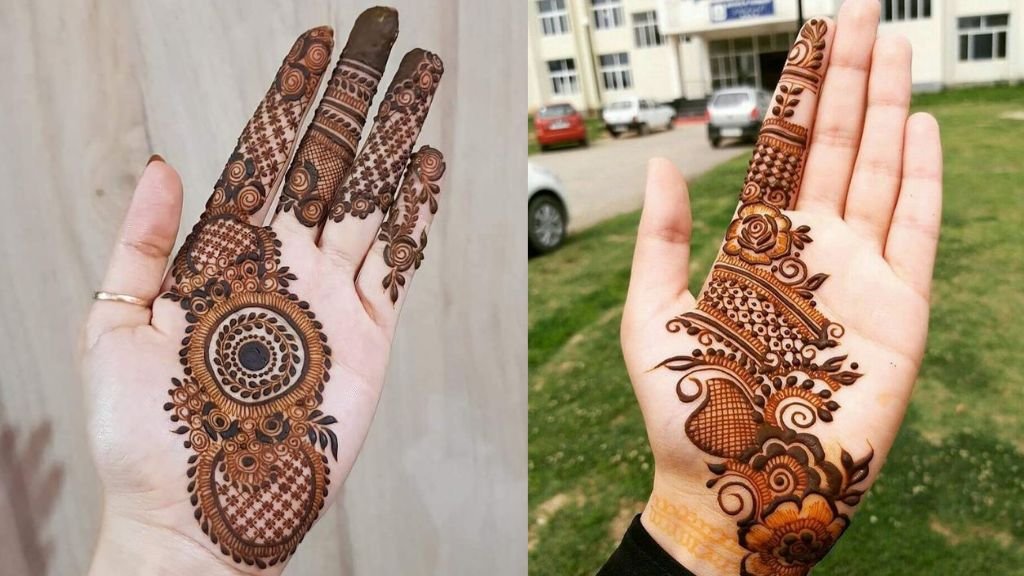 Mehandi Designs Simple Front Hand