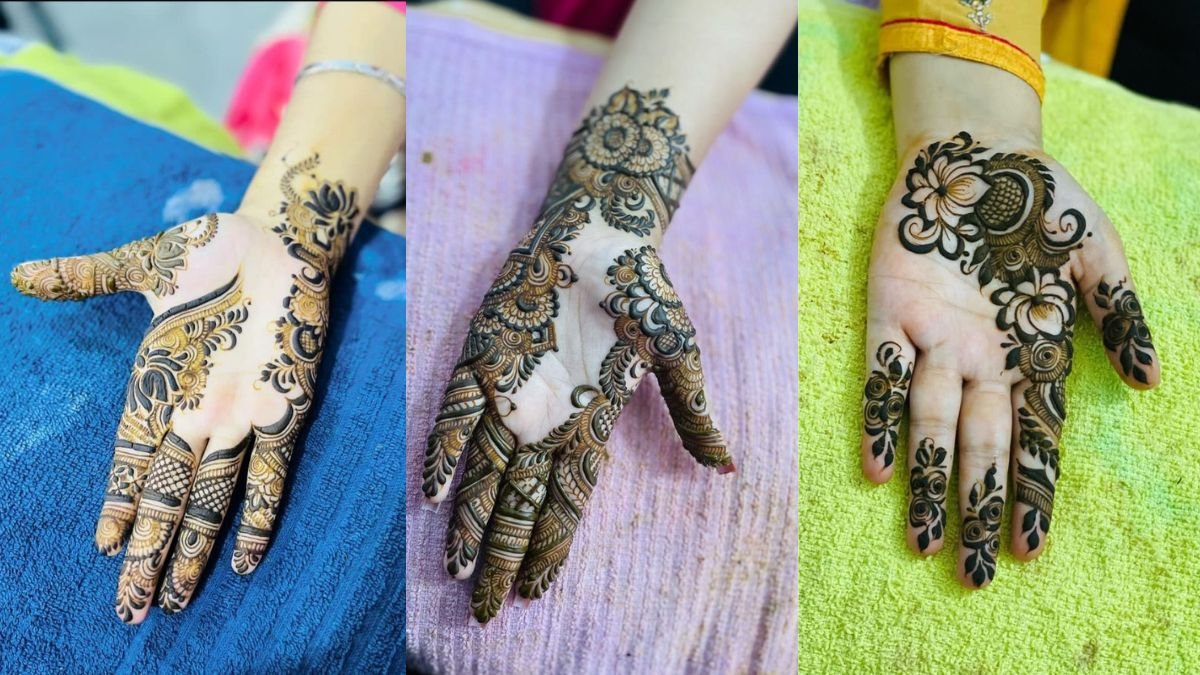 Arabic Mehandi Design for Front Hand