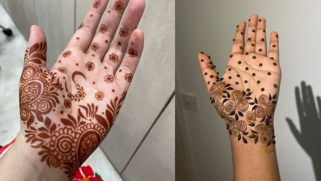 Mehandi Designs Simple Front Hand