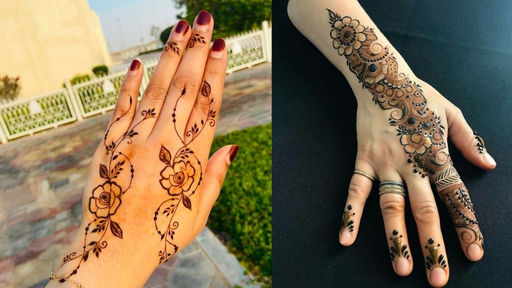 Arabic Mehndi Design Back Hand for Girl
