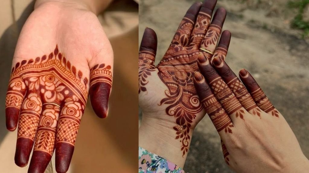 Simple Mehndi Design New Front Hand
