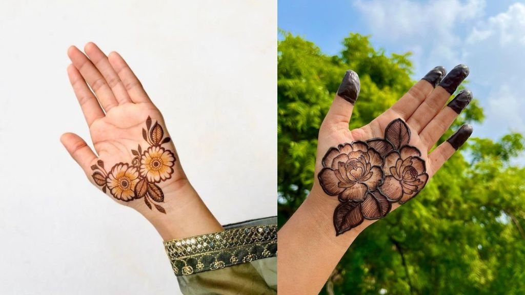 Simple Mehndi Design New Front Hand