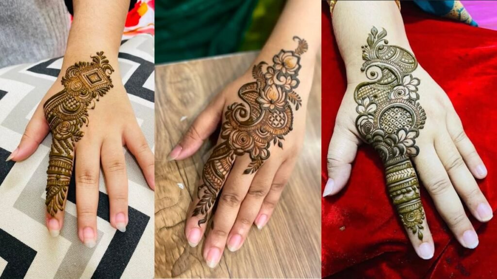 Arabic Mehndi Design Back Hand for Girl